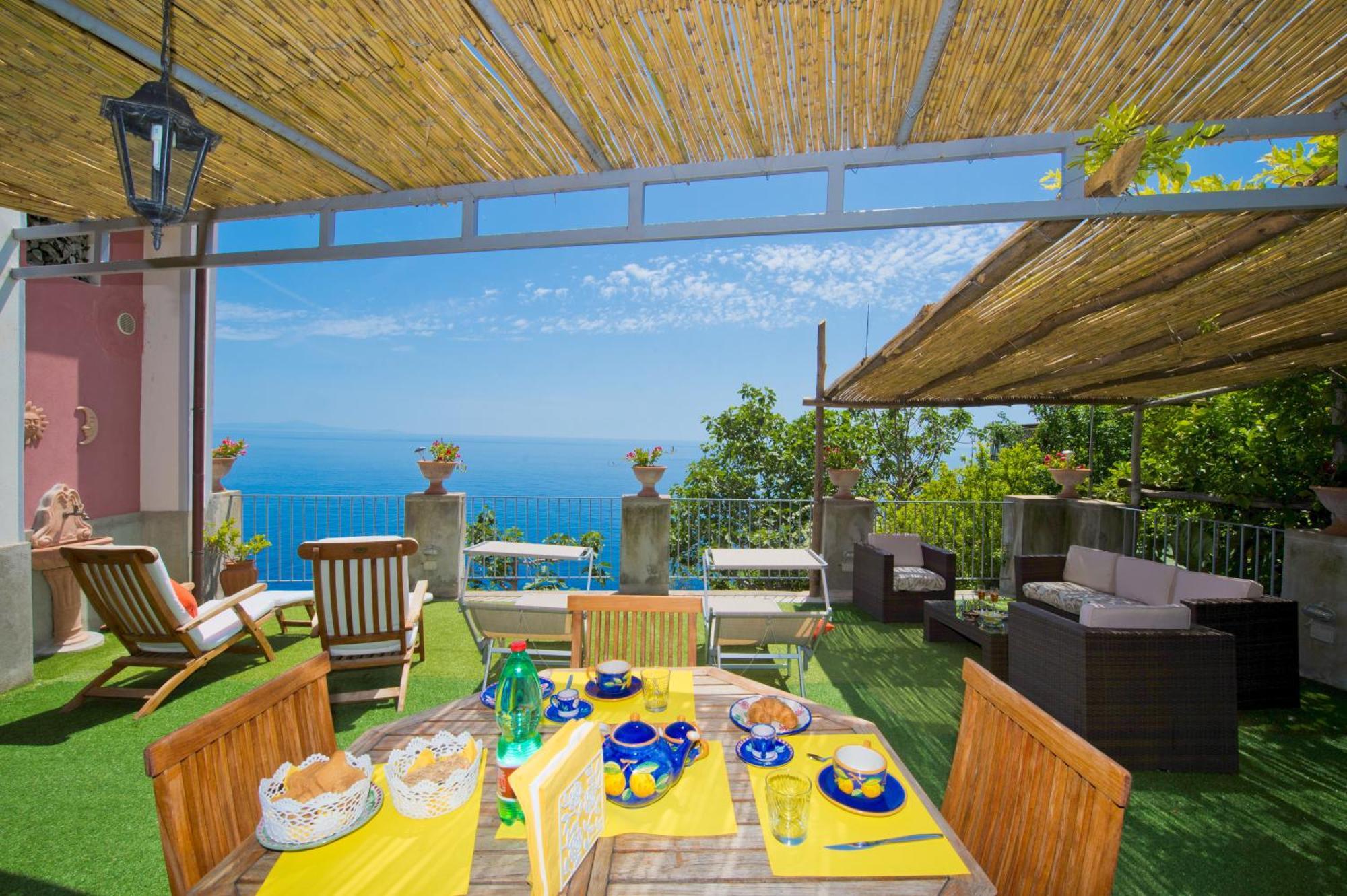 Palazzo Rocco Villa Sunshining In Love Praiano Kültér fotó